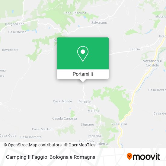 Mappa Camping Il Faggio