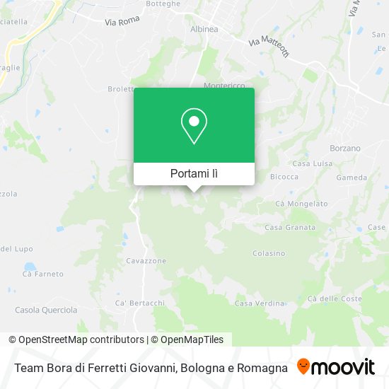 Mappa Team Bora di Ferretti Giovanni
