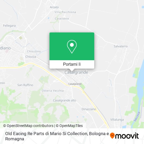 Mappa Old Eacing Re Parts di Mario Si Collection