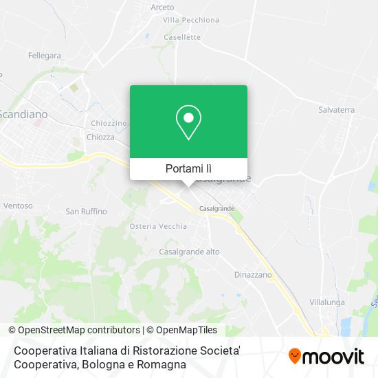 Mappa Cooperativa Italiana di Ristorazione Societa' Cooperativa