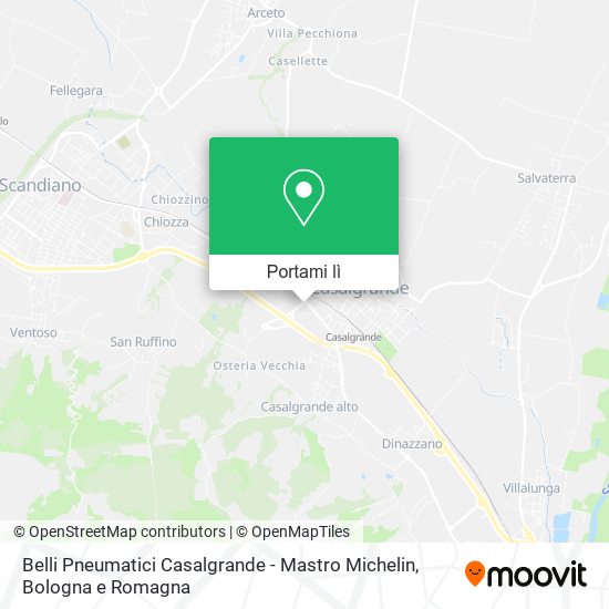 Mappa Belli Pneumatici Casalgrande - Mastro Michelin