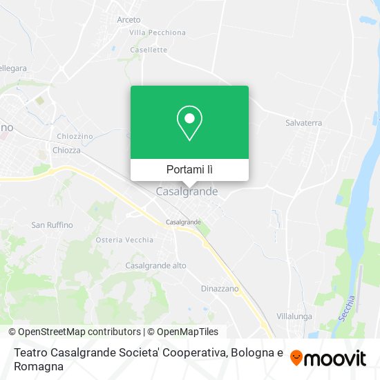 Mappa Teatro Casalgrande Societa' Cooperativa