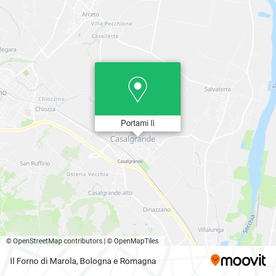 Mappa Il Forno di Marola