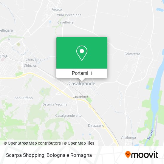Mappa Scarpa Shopping