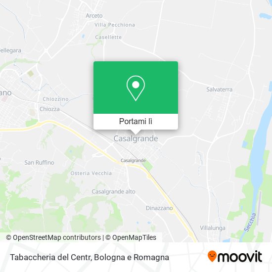 Mappa Tabaccheria del Centr