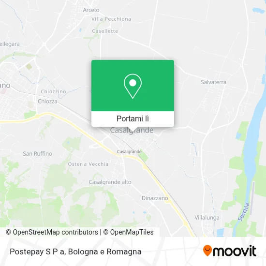 Mappa Postepay S P a