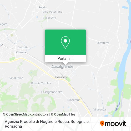 Mappa Agenzia Pradelle di Nogarole Rocca