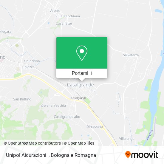 Mappa Unipol Aicurazioni .