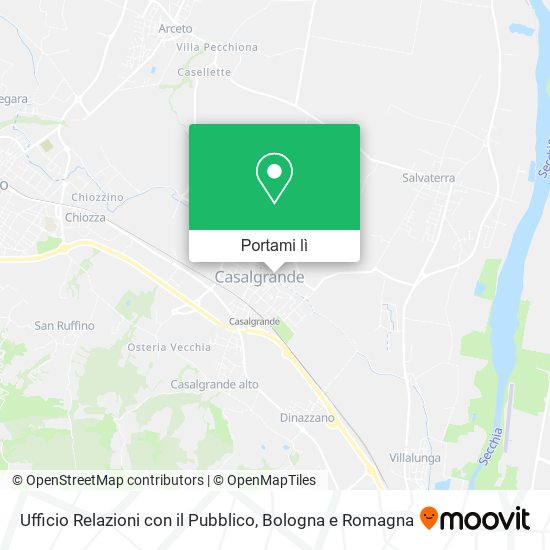 Mappa Ufficio Relazioni con il Pubblico