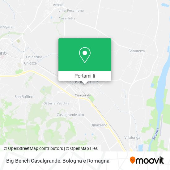 Mappa Big Bench Casalgrande