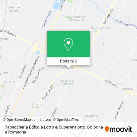 Mappa Tabaccheria Edicola Lotto & Superenalotto