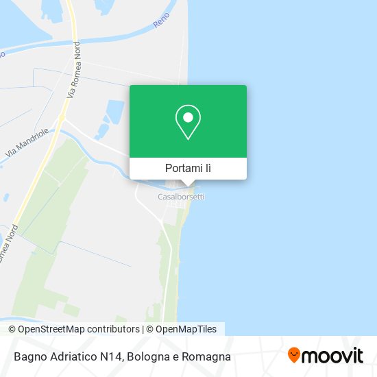 Mappa Bagno Adriatico N14