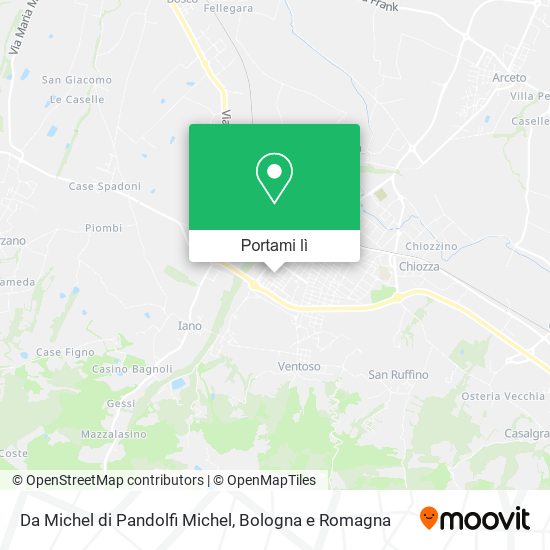 Mappa Da Michel di Pandolfi Michel