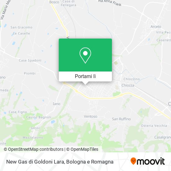 Mappa New Gas di Goldoni Lara