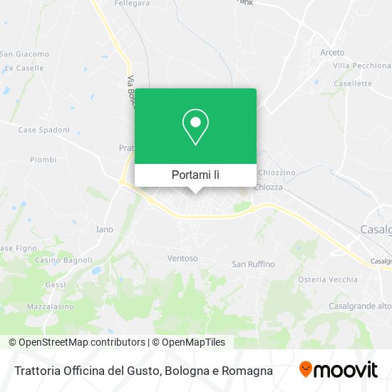 Mappa Trattoria Officina del Gusto