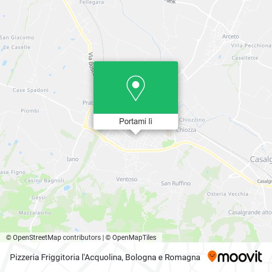 Mappa Pizzeria Friggitoria l'Acquolina