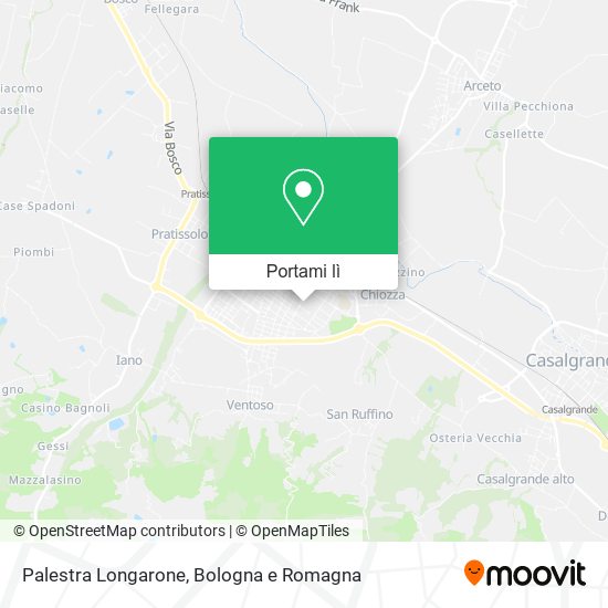 Mappa Palestra Longarone