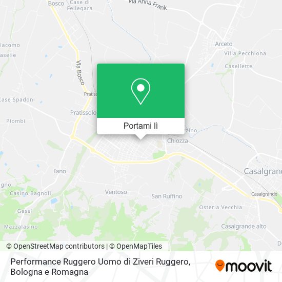 Mappa Performance Ruggero Uomo di Ziveri Ruggero