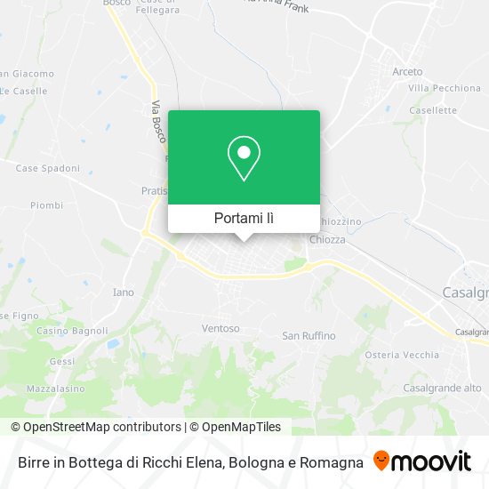 Mappa Birre in Bottega di Ricchi Elena