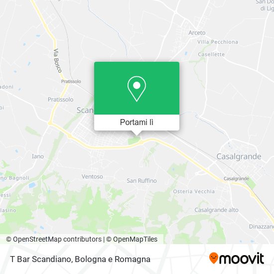 Mappa T Bar Scandiano