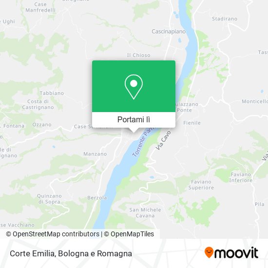 Mappa Corte Emilia