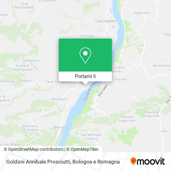 Mappa Goldoni Annibale Prosciutti