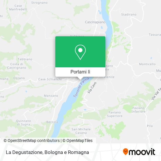 Mappa La Degustazione