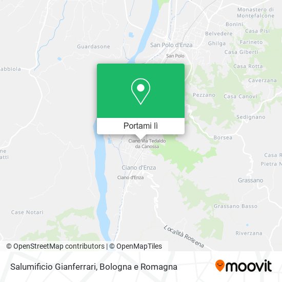 Mappa Salumificio Gianferrari
