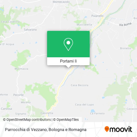 Mappa Parrocchia di Vezzano