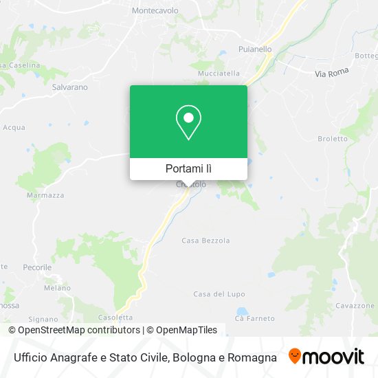 Mappa Ufficio Anagrafe e Stato Civile
