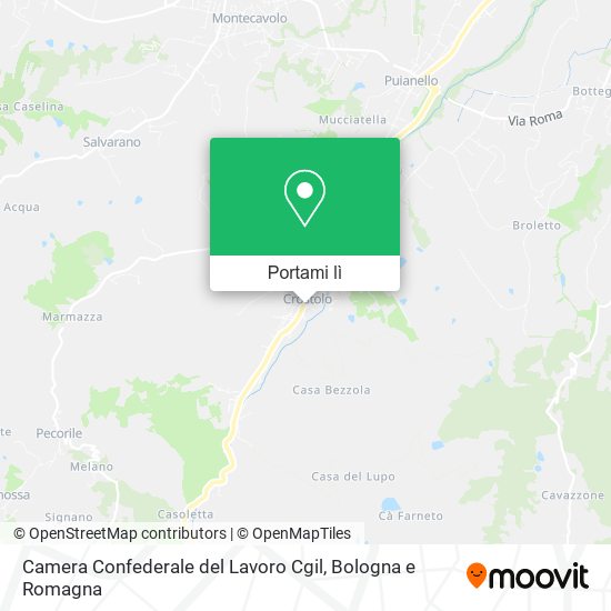 Mappa Camera Confederale del Lavoro Cgil