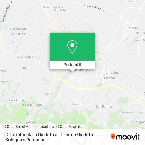 Mappa Ortofrutticola la Giuditta di Di Firma Giuditta