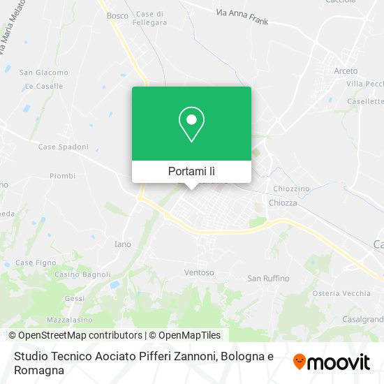 Mappa Studio Tecnico Aociato Pifferi Zannoni