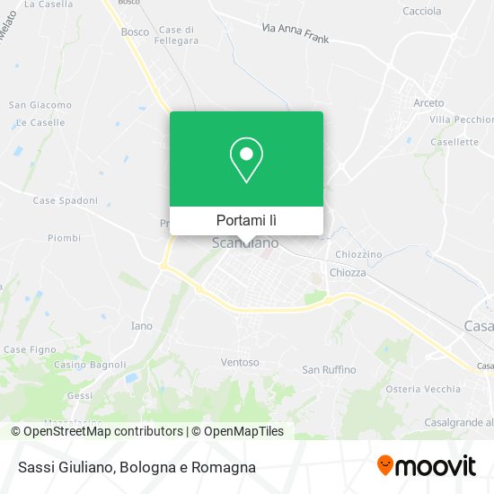 Mappa Sassi Giuliano