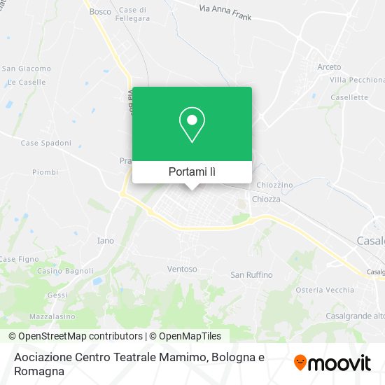 Mappa Aociazione Centro Teatrale Mamimo
