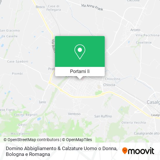 Mappa Domino Abbigliamento & Calzature Uomo o Donna