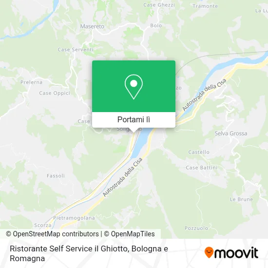 Mappa Ristorante Self Service il Ghiotto