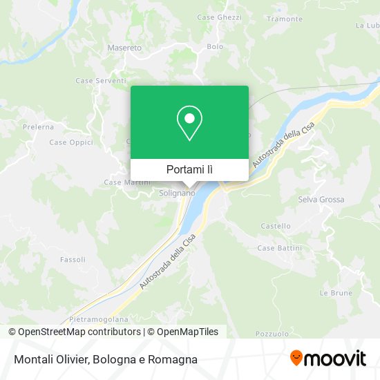 Mappa Montali Olivier
