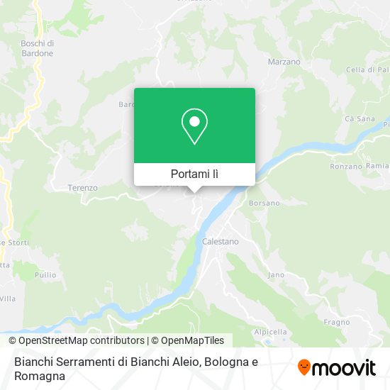 Mappa Bianchi Serramenti di Bianchi Aleio