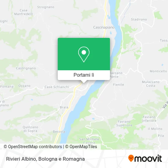 Mappa Rivieri Albino