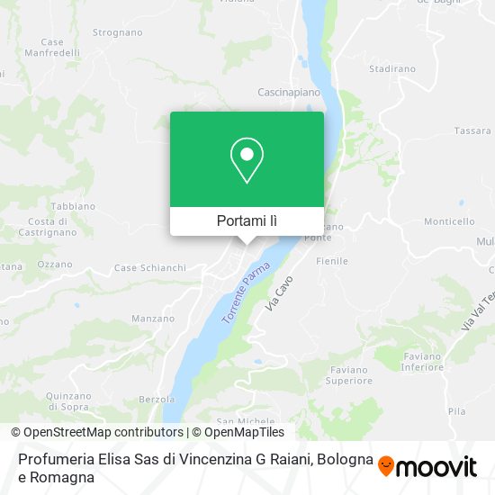 Mappa Profumeria Elisa Sas di Vincenzina G Raiani