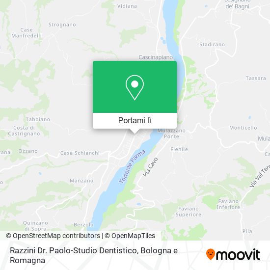 Mappa Razzini Dr. Paolo-Studio Dentistico
