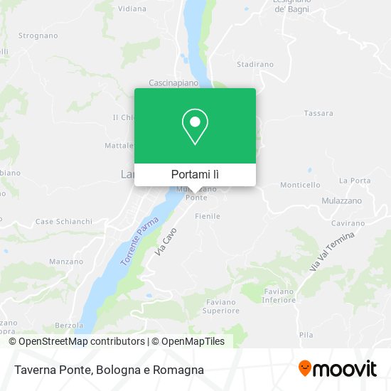 Mappa Taverna Ponte
