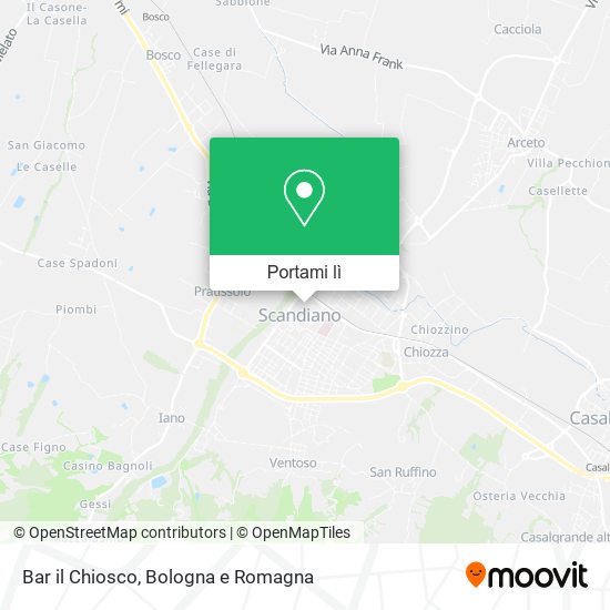 Mappa Bar il Chiosco