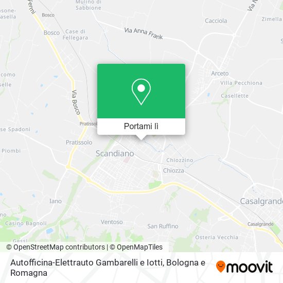 Mappa Autofficina-Elettrauto Gambarelli e Iotti