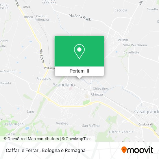 Mappa Caffari e Ferrari