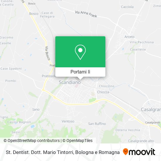 Mappa St. Dentist. Dott. Mario Tintorri