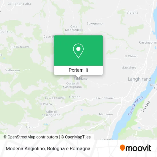 Mappa Modena Angiolino