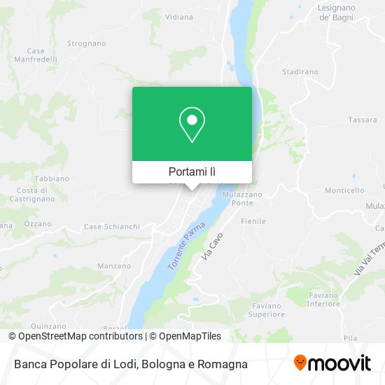 Mappa Banca Popolare di Lodi