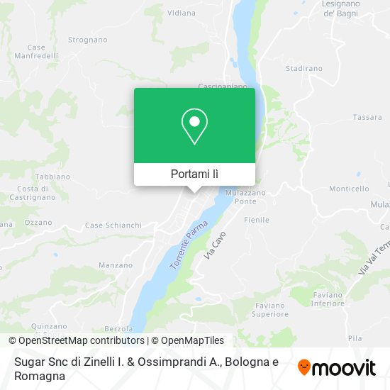 Mappa Sugar Snc di Zinelli I. & Ossimprandi A.